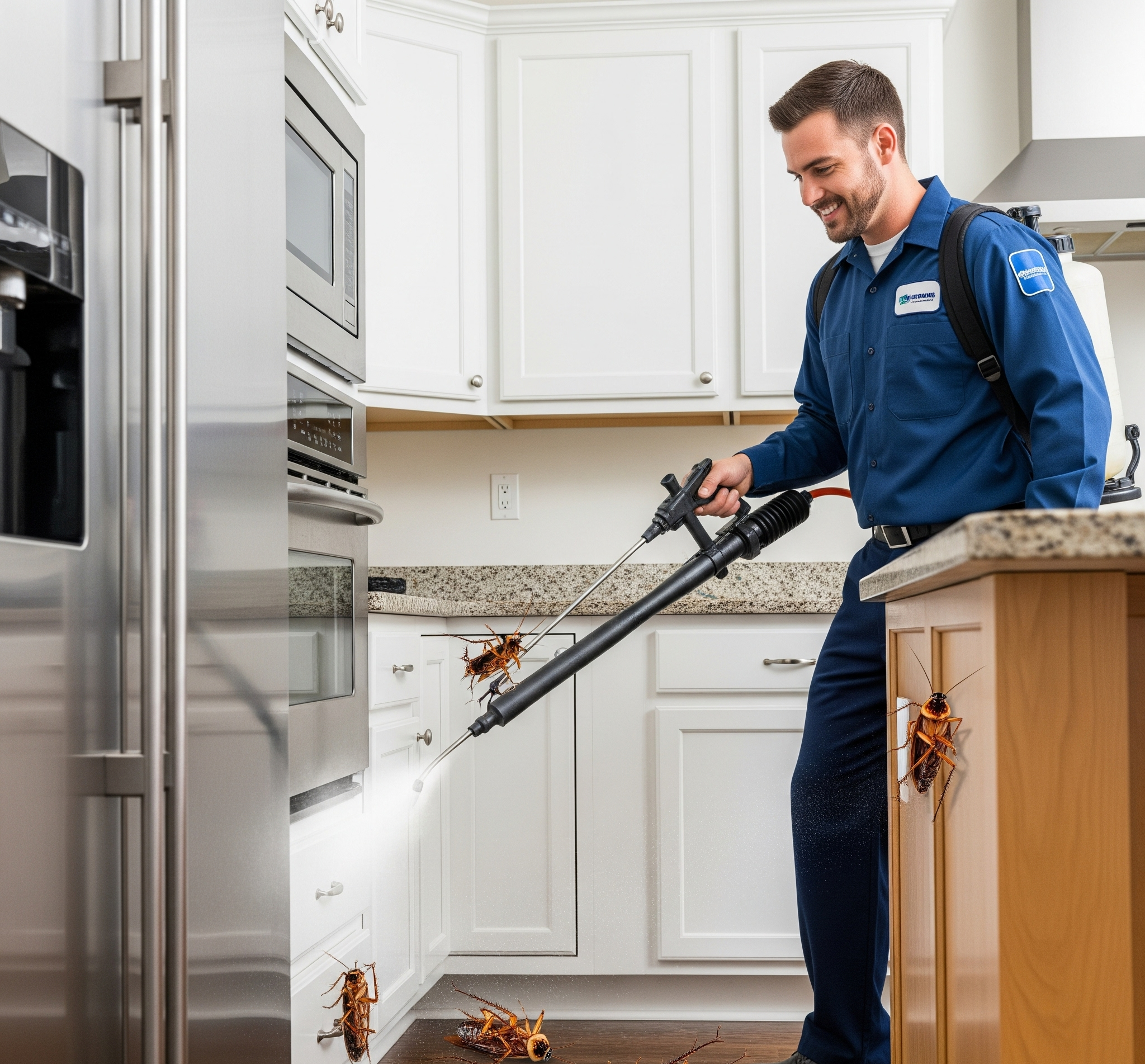 مكافحة الصراصير بالدمام - شركة الرؤية